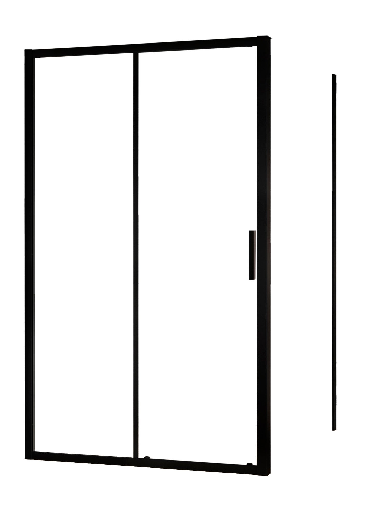 Ścianka prysznicowa Ravak Blix Slim 80 cm czarna