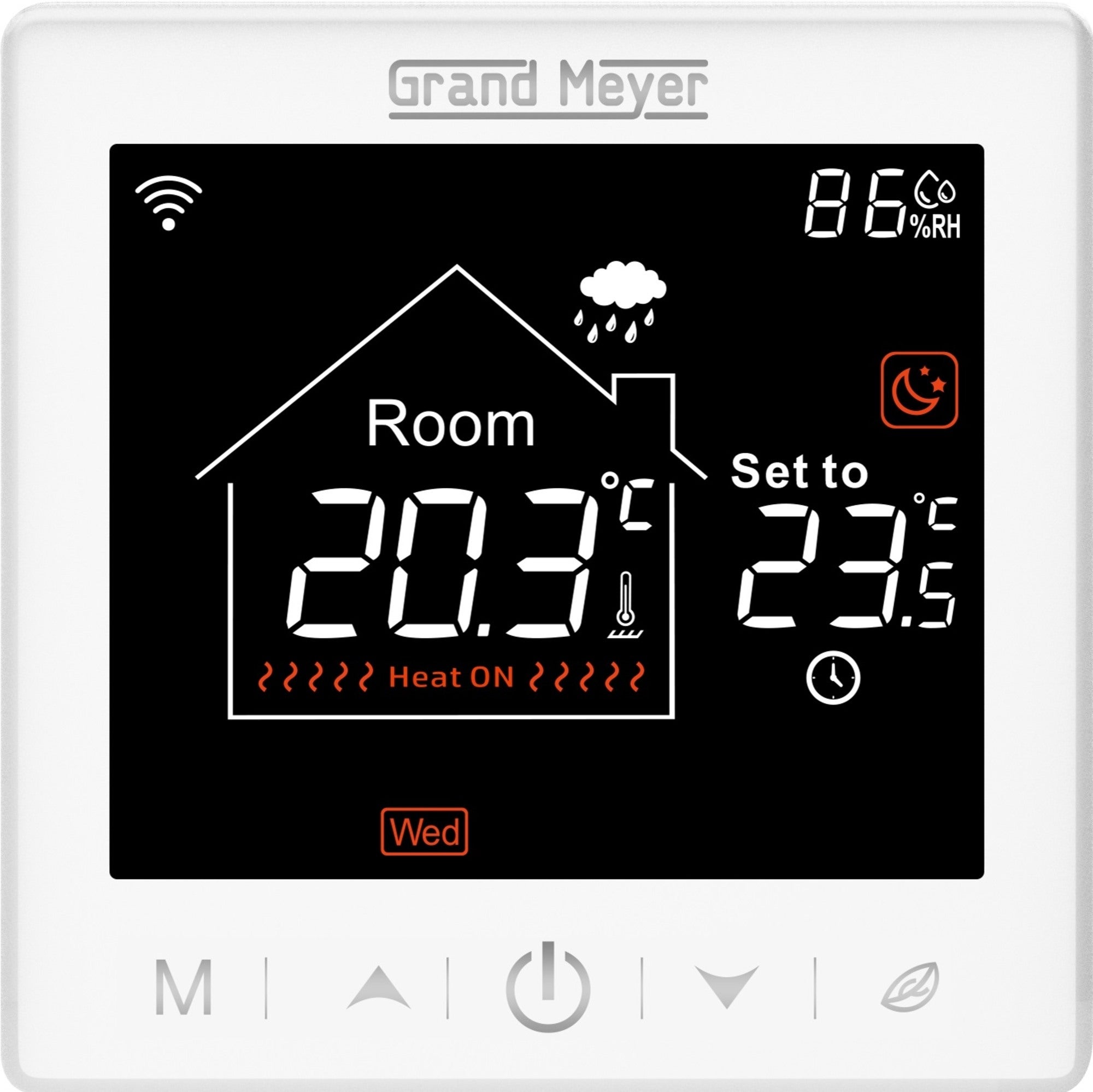 Regulator temperatury SN10 3,6 kW biały wifi