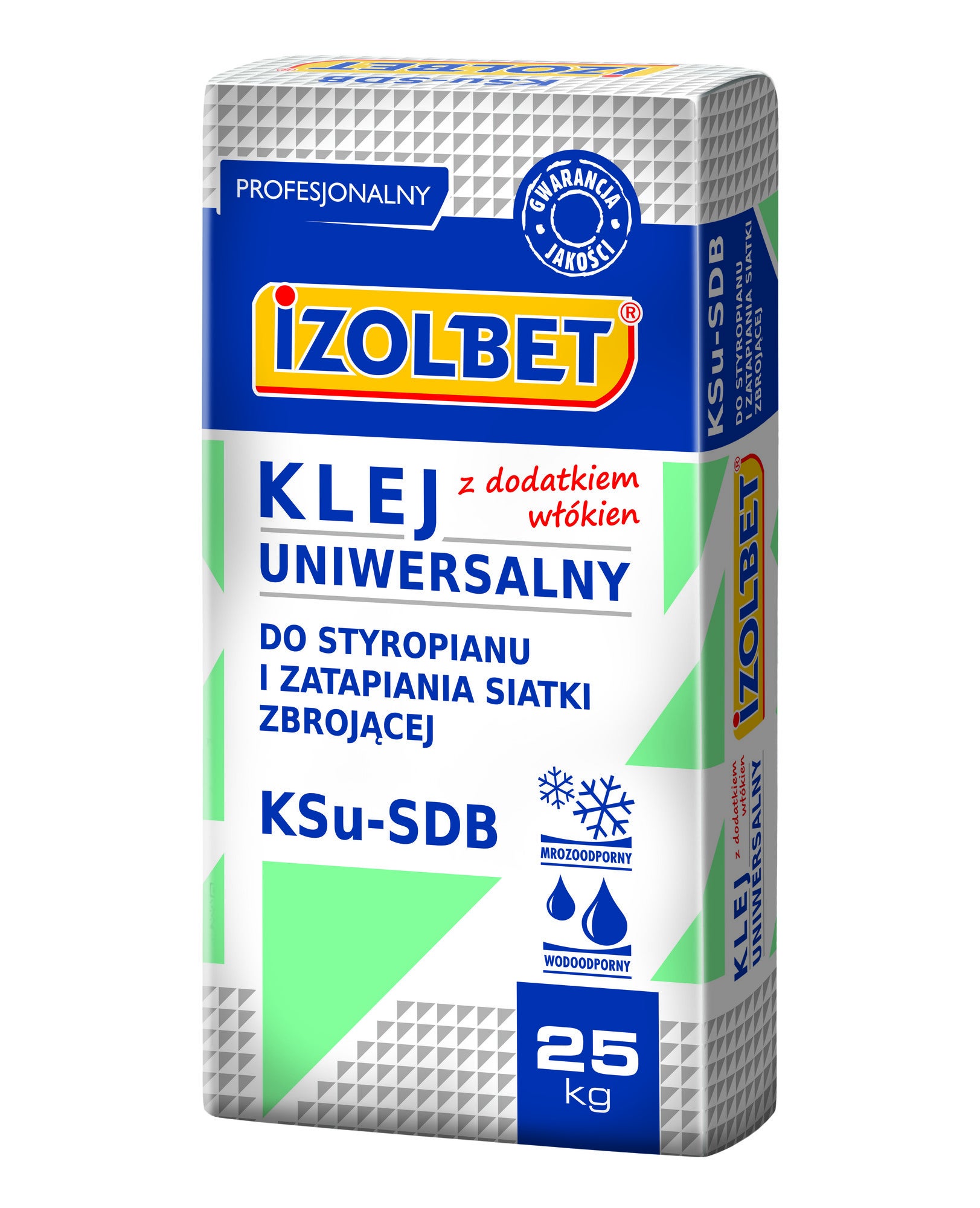 Zaprawa klejąca do styropianu i siatki Izolbet KSu-SDB 25 kg 0