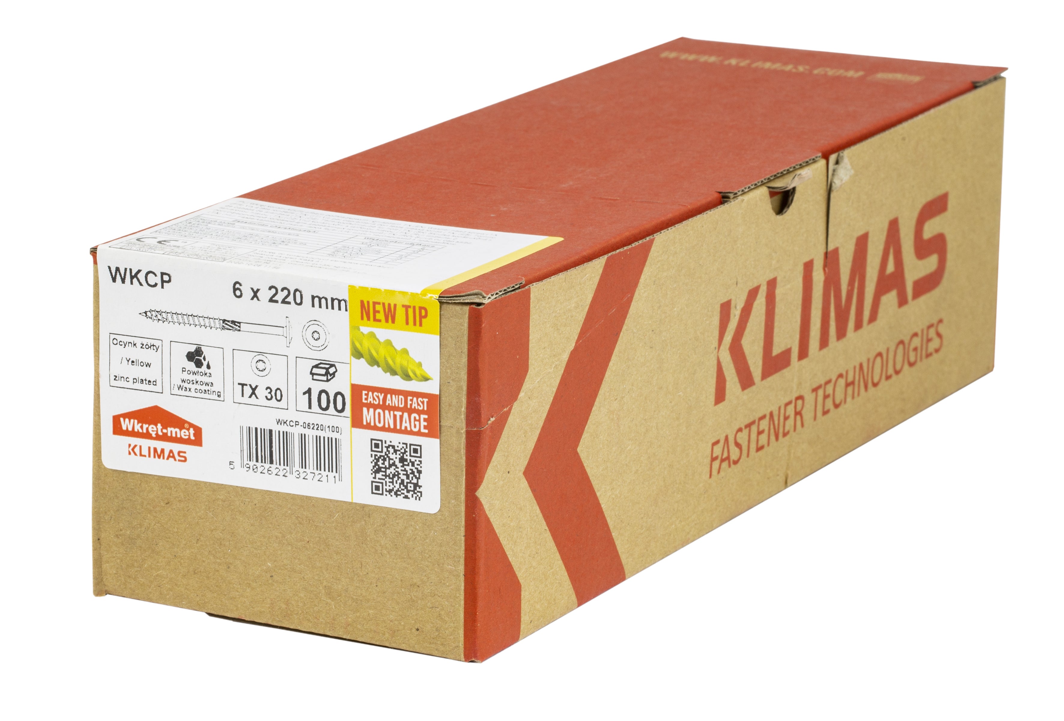 Wkręt do łączników ciesielskich z łbem talerzykowym 6x220 mm (100 szt.) 1