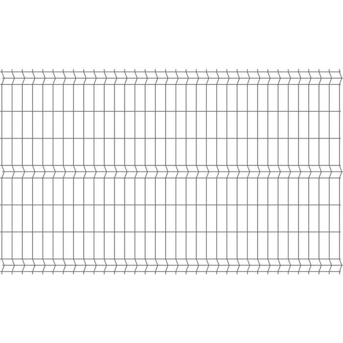 Panel ogrodzeniowy 3D antracyt, 152x250 cm, oczko 75x200 mm, drut 3.2 mm