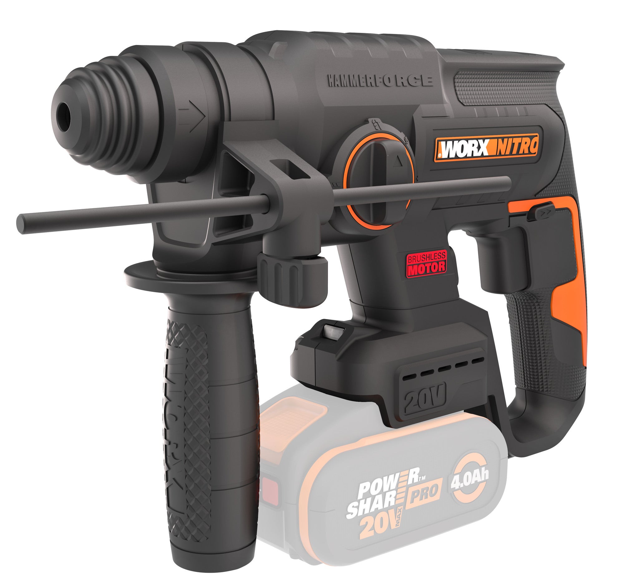 Młotowiertarka 20V 2,0J WX381.9 Worx / bez aku 0