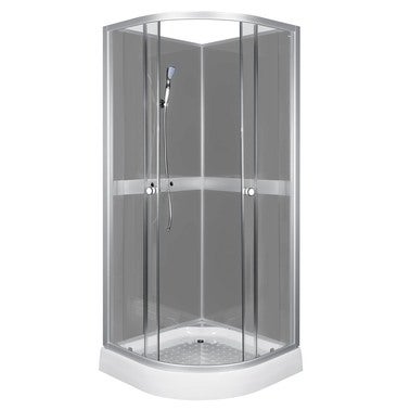 Kabina prysznicowa Kerra Classic Grey 90x90 z brodzikiem