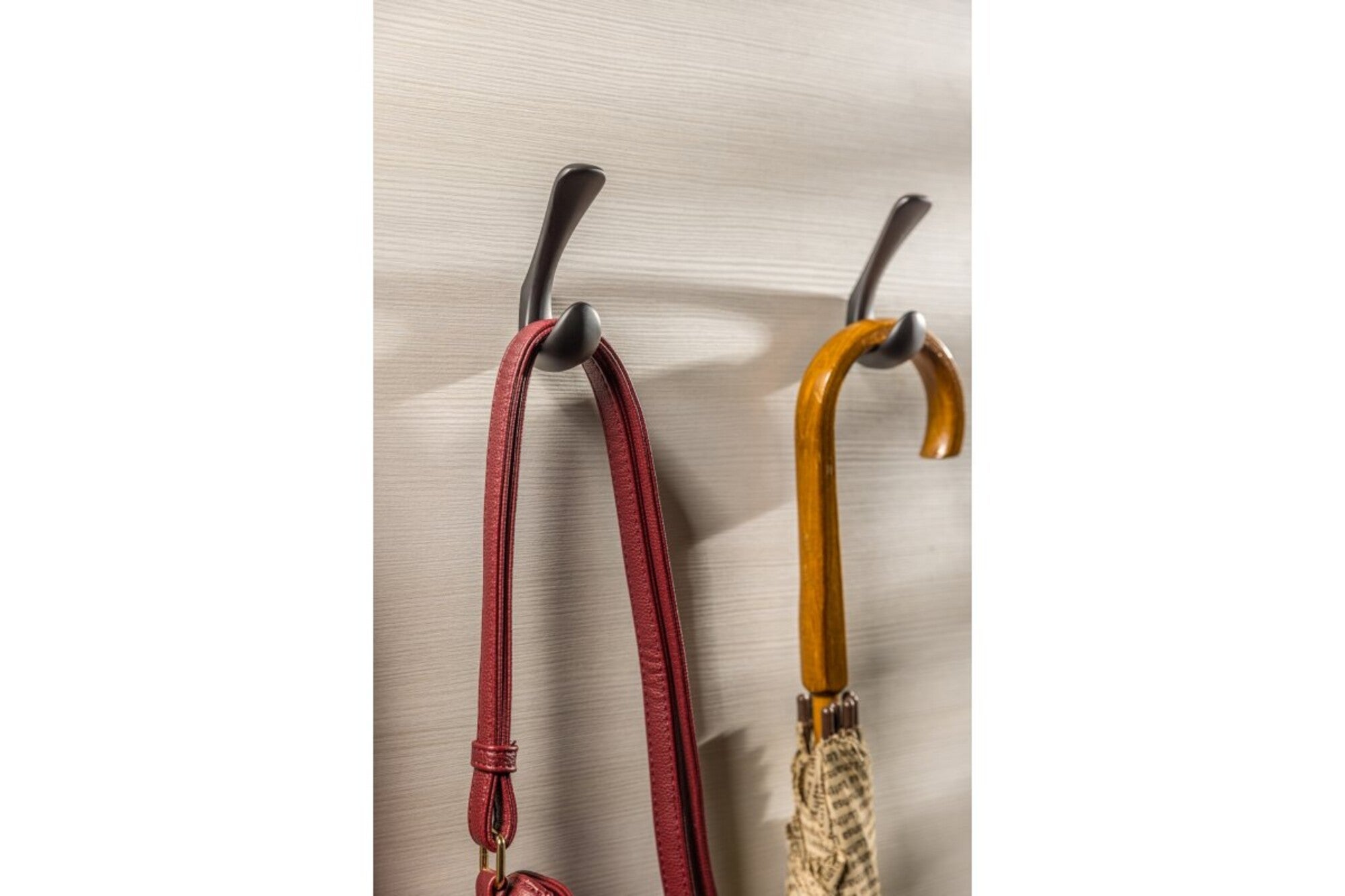 Wieszak podwójny czarny mat  5