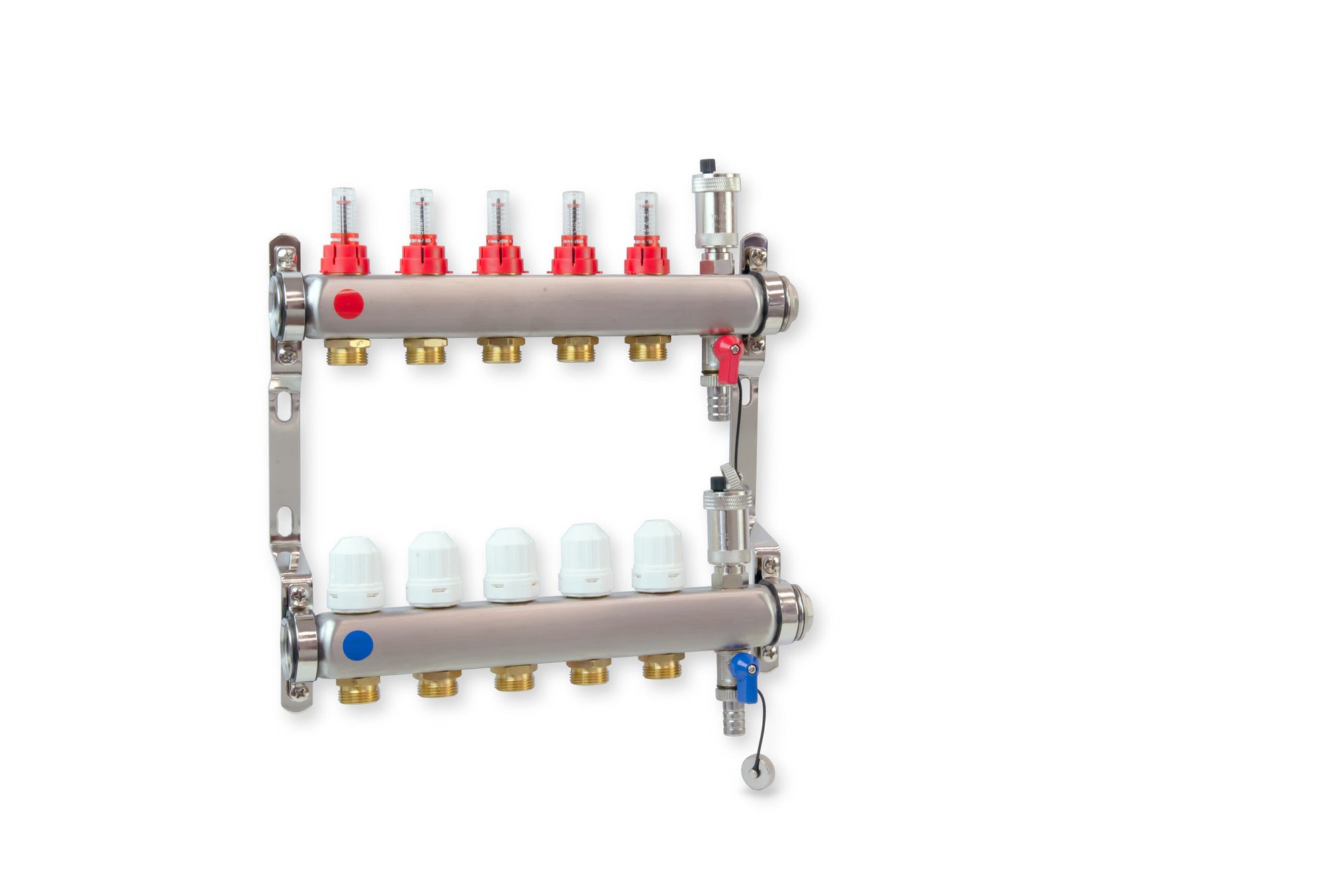 Rozdzielacz do ogrzewania podłogowego PHA-127, 5 obwodów