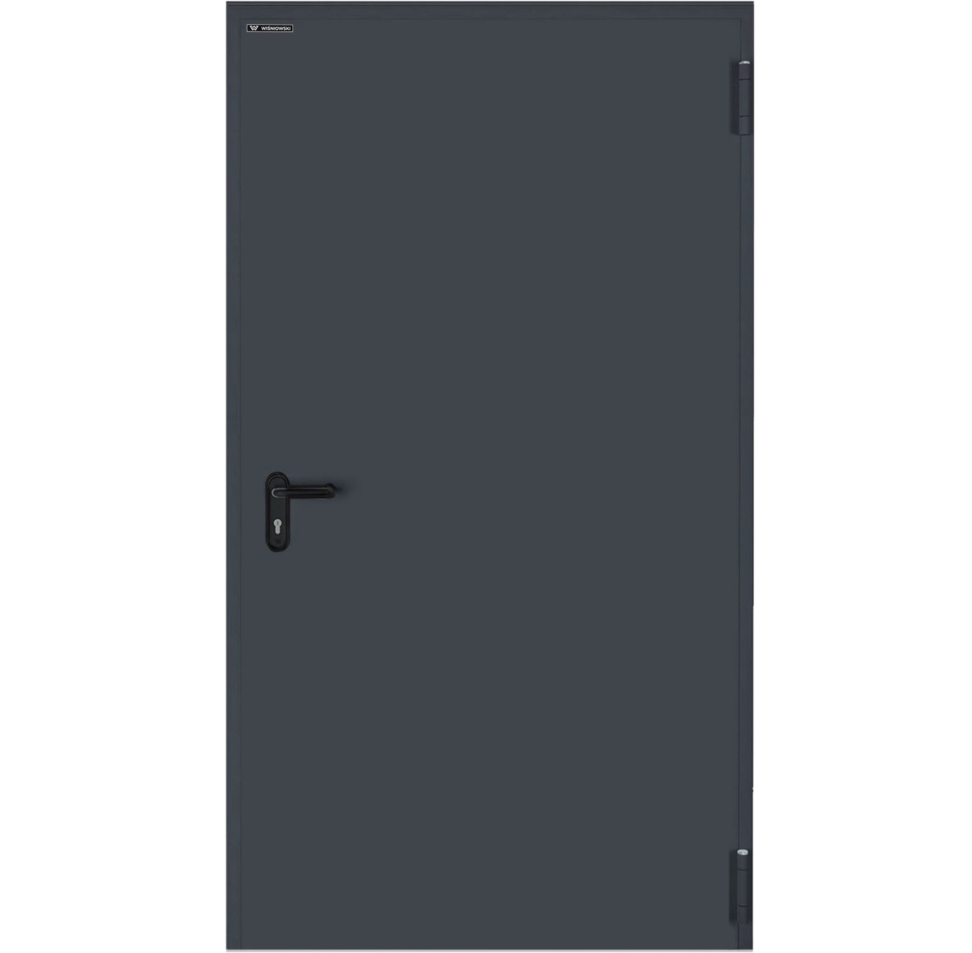 Drzwi techniczne Technical przeciwpożarowe EI30 100 prawe RAL 7016