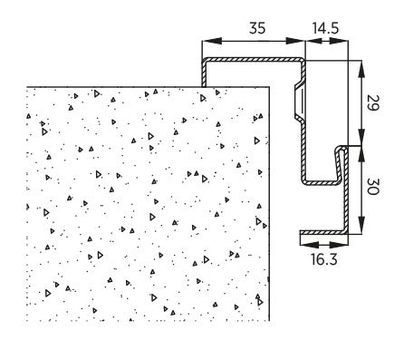 Drzwi zewnętrzne techniczne Technical 40, 80 cm, prawe, RAL 7016 6