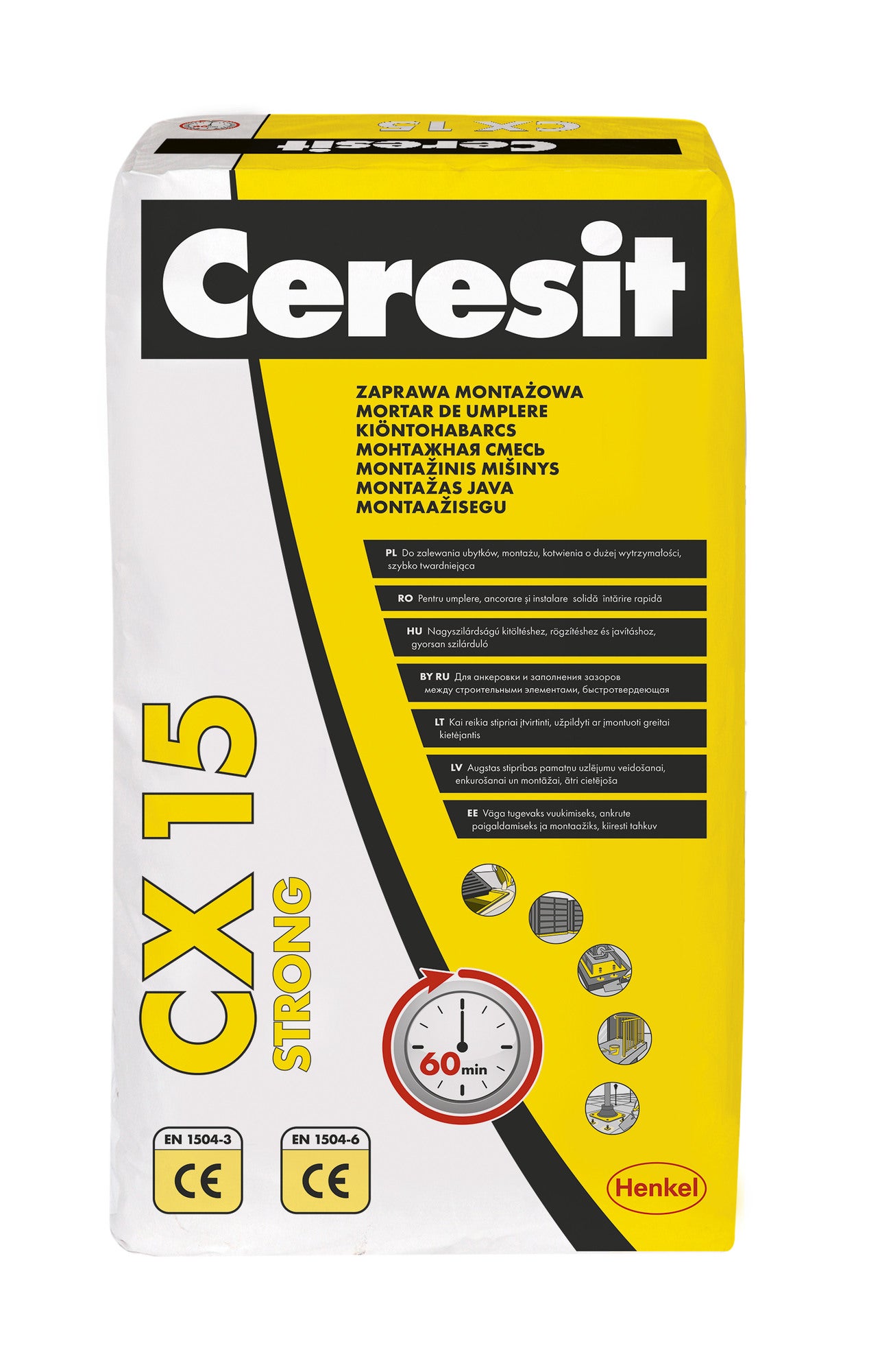 Zaprawa montażowa Ceresit CX15 25 kg 0