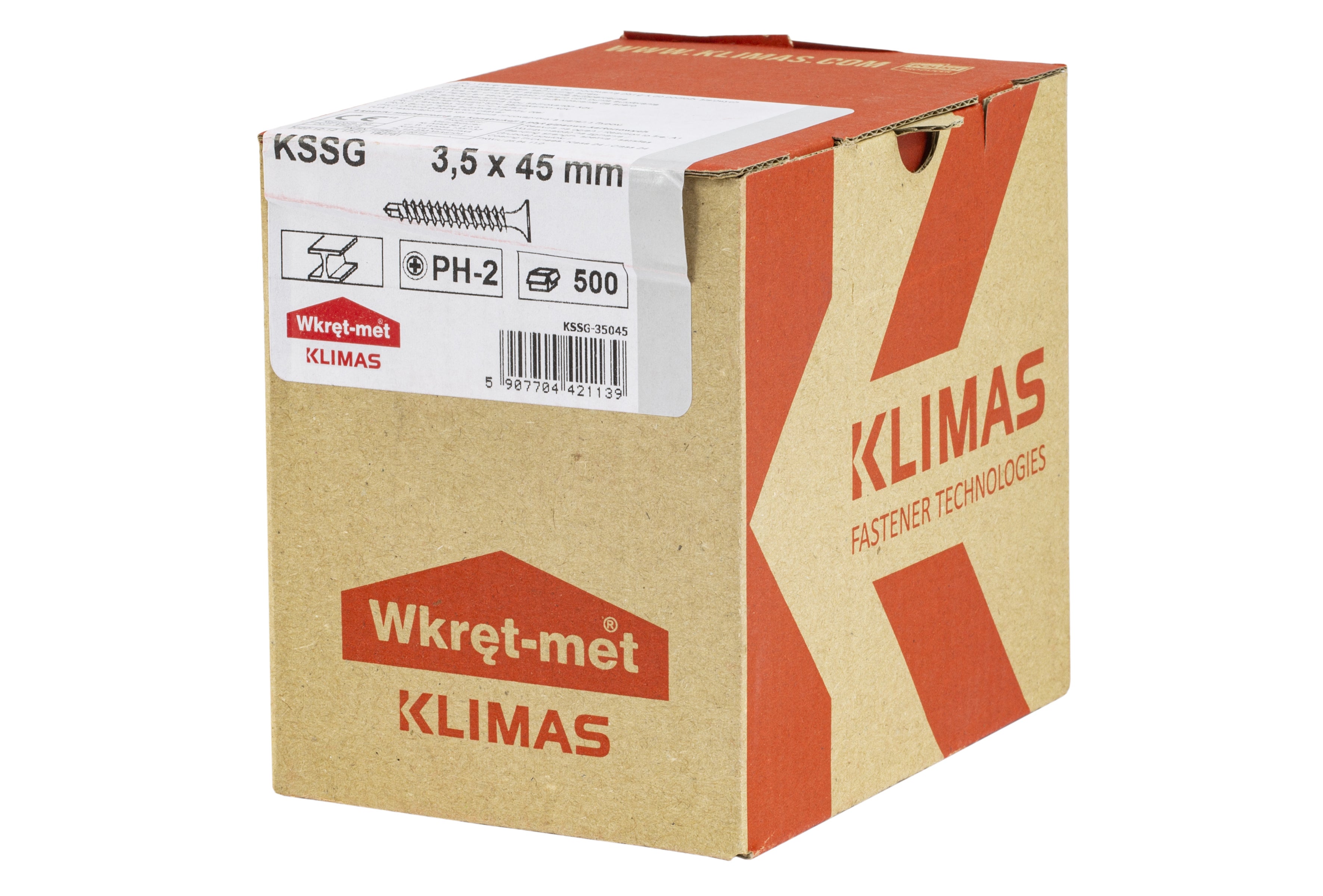 Wkręt samowiercący 3.5x45 mm (1.289 kg) 1