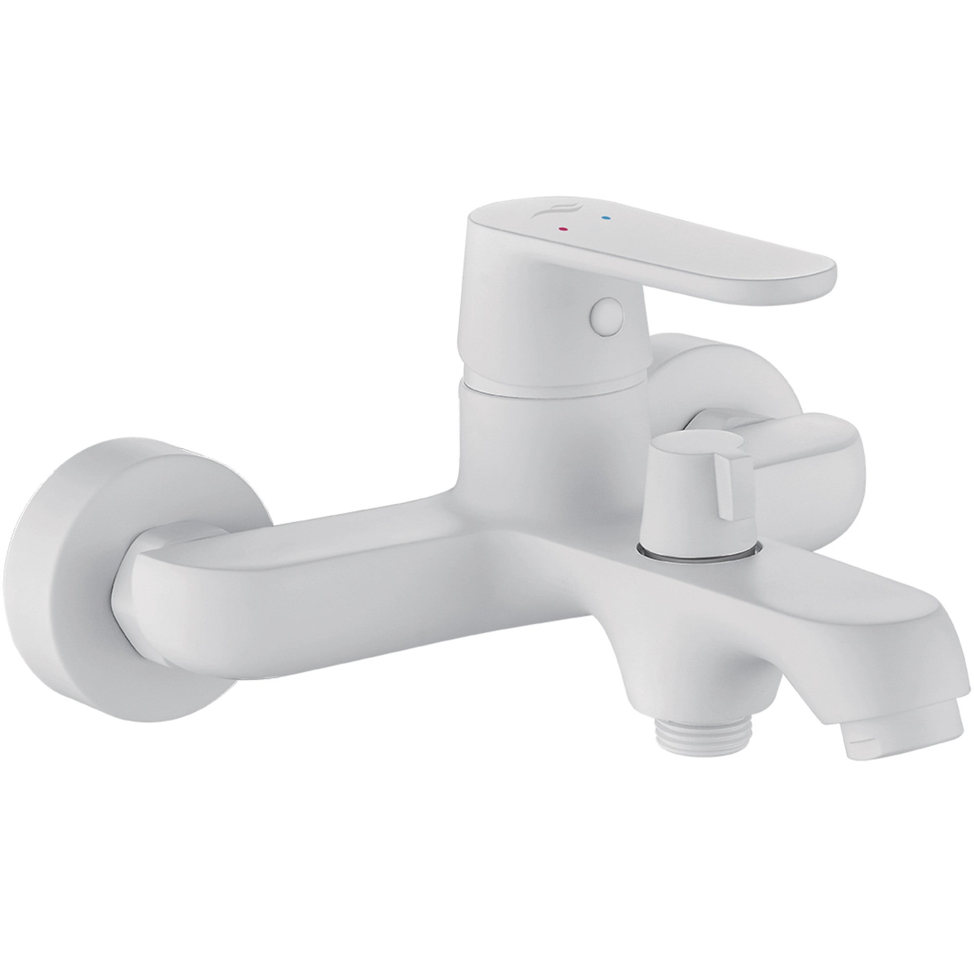 Bateria wannowa Kuchinox Dima ścienna biała