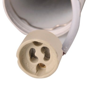 Lampa wisząca BAMBOO 1xGU10, biała, przewód 1m 3