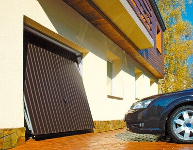 Brama uchylna ręczna RAL 8014 2600X2050 cm 3