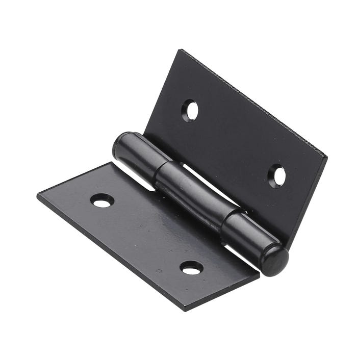 Zawias 30x30 mm stalowy czarny (2 szt.)