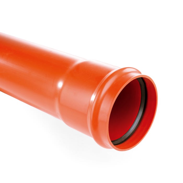 Rura kanalizacyjna zewnętrzna, PVC SN 2, fi 160 mm, dł. 0,5 m