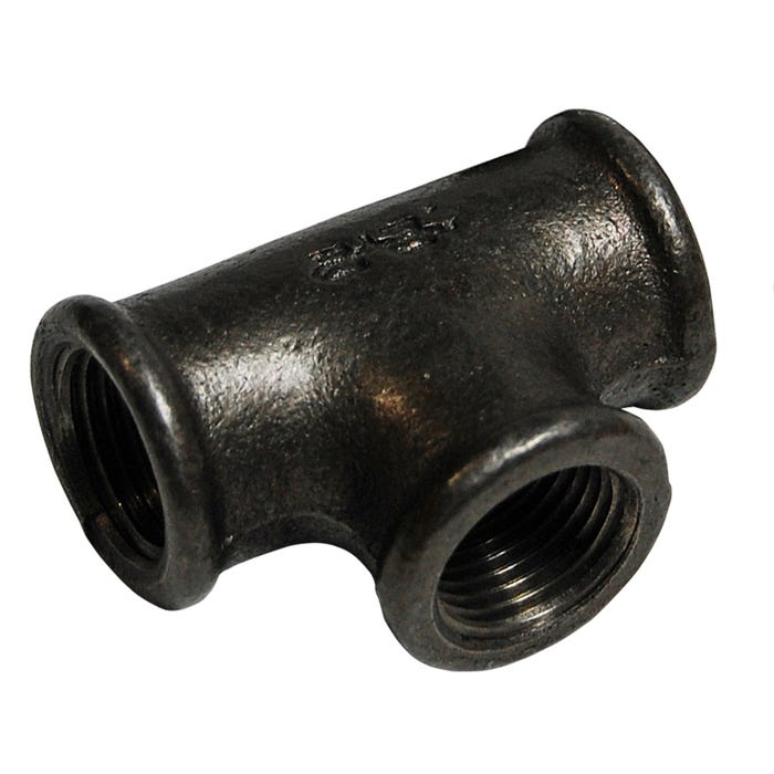 Trójnik GW 1" czarny
