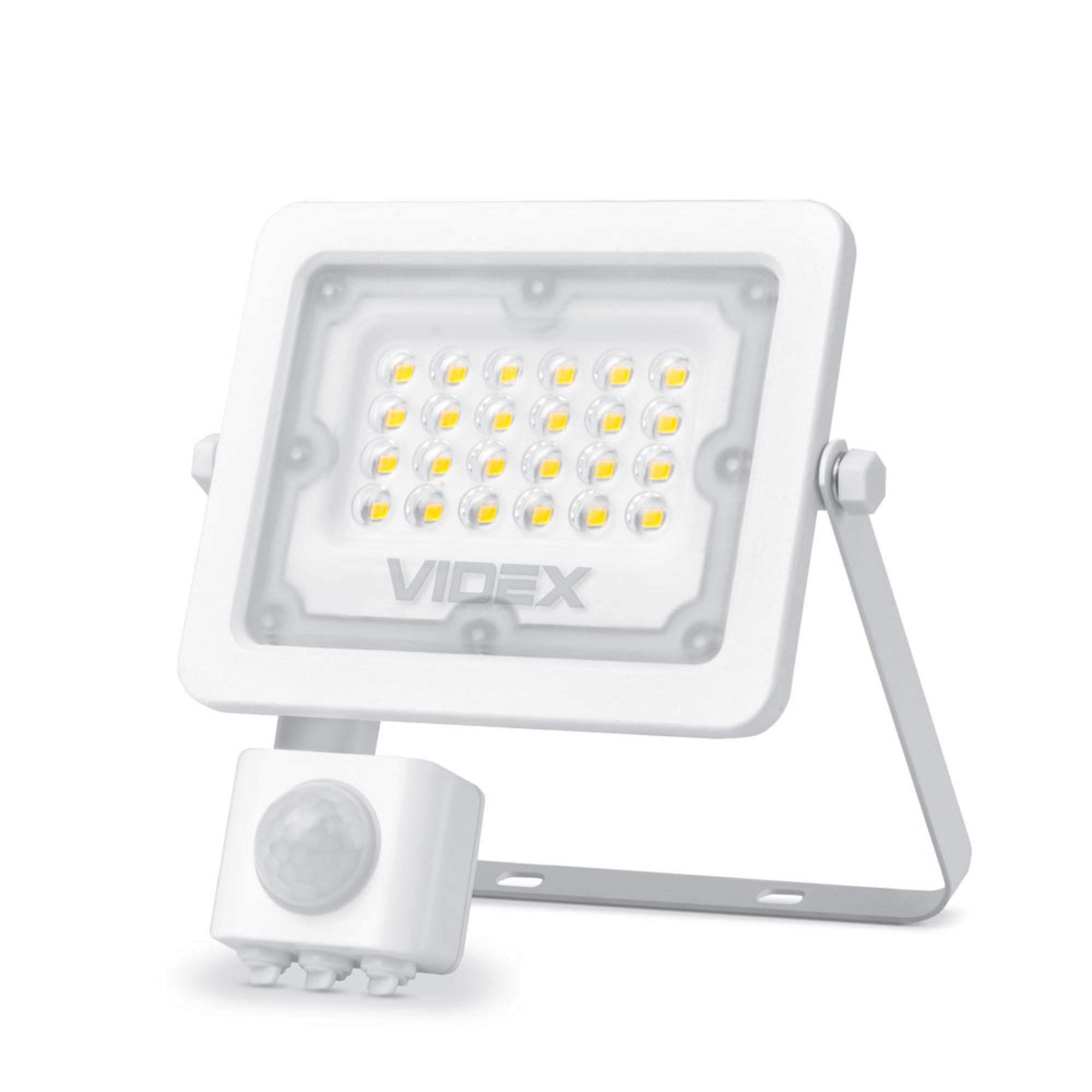 Naświetlacz LED 10W 900 lm IP65 5000K biały czujnik ruchu PIR obracalny