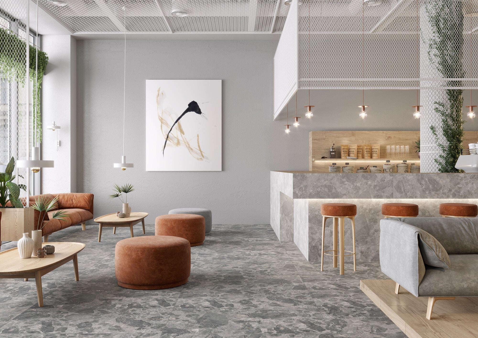 Gres szkliwiony Landrock Beige 60x60 cm 1.07 m2 1