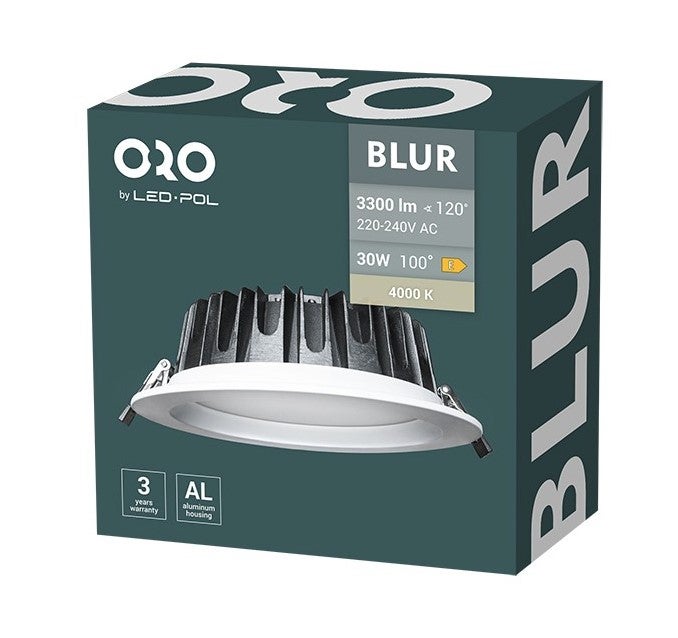 Oczko podtynkowe Blur 30W 2700lm 4
