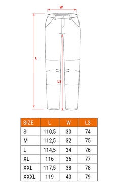 Spodnie robocze ostrzegawcze żółte 81-770 NEO, rozm. S (48) 1