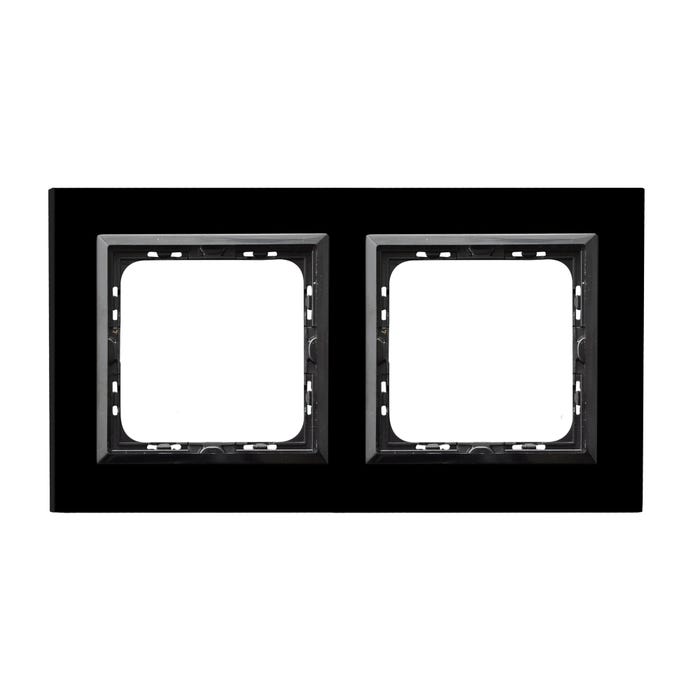 Ospel Sonata szkło czarne ramka podwójna