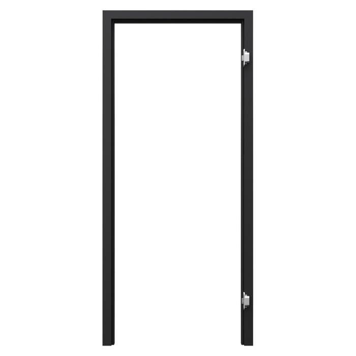 Ościeżnica stalowa Porta System Elegance 146-170 70 prawa czarny mat