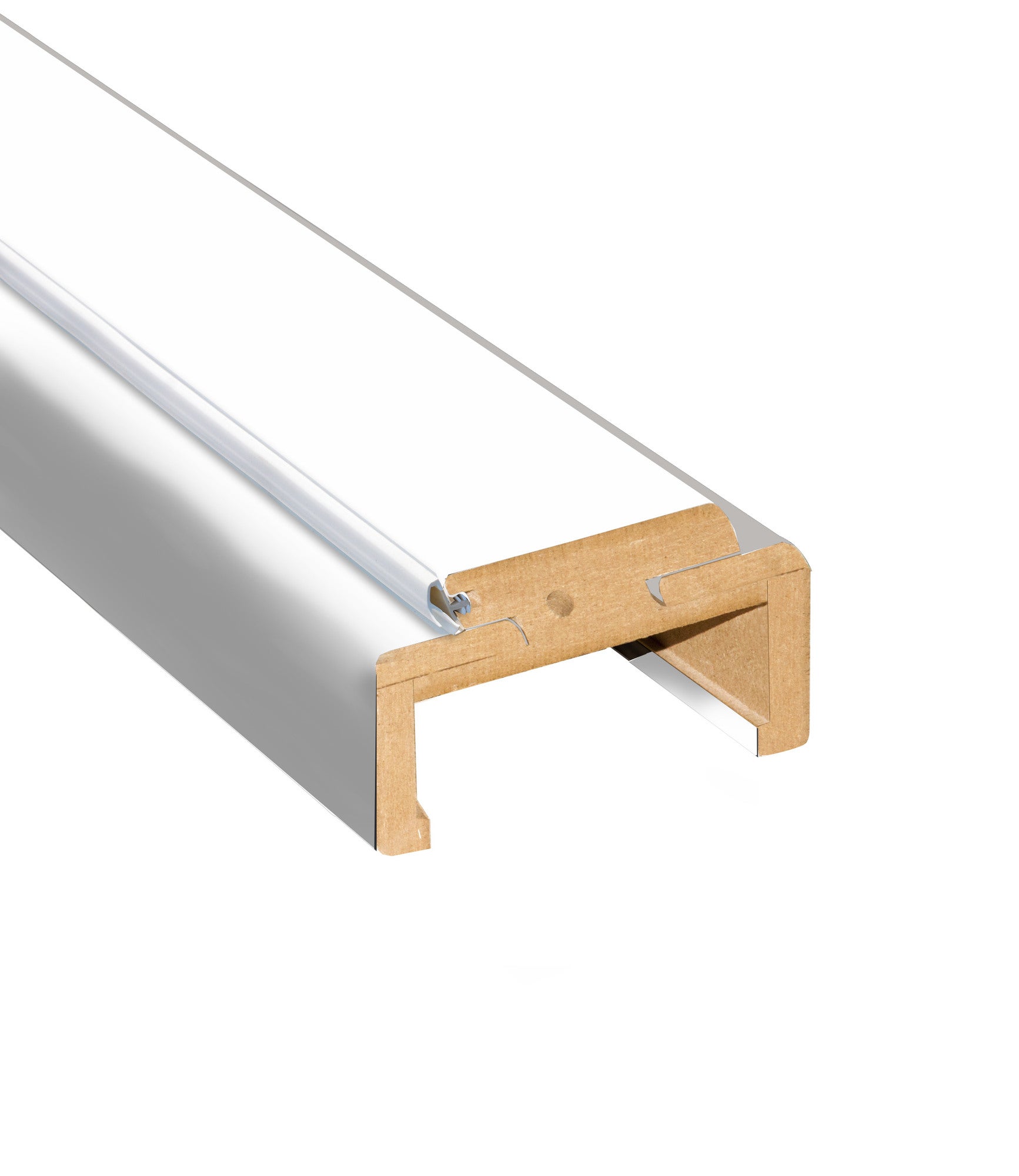 Ościeżnica bezprzylgowa V-Retto regulowana, 220-260 90P, biały, kpl