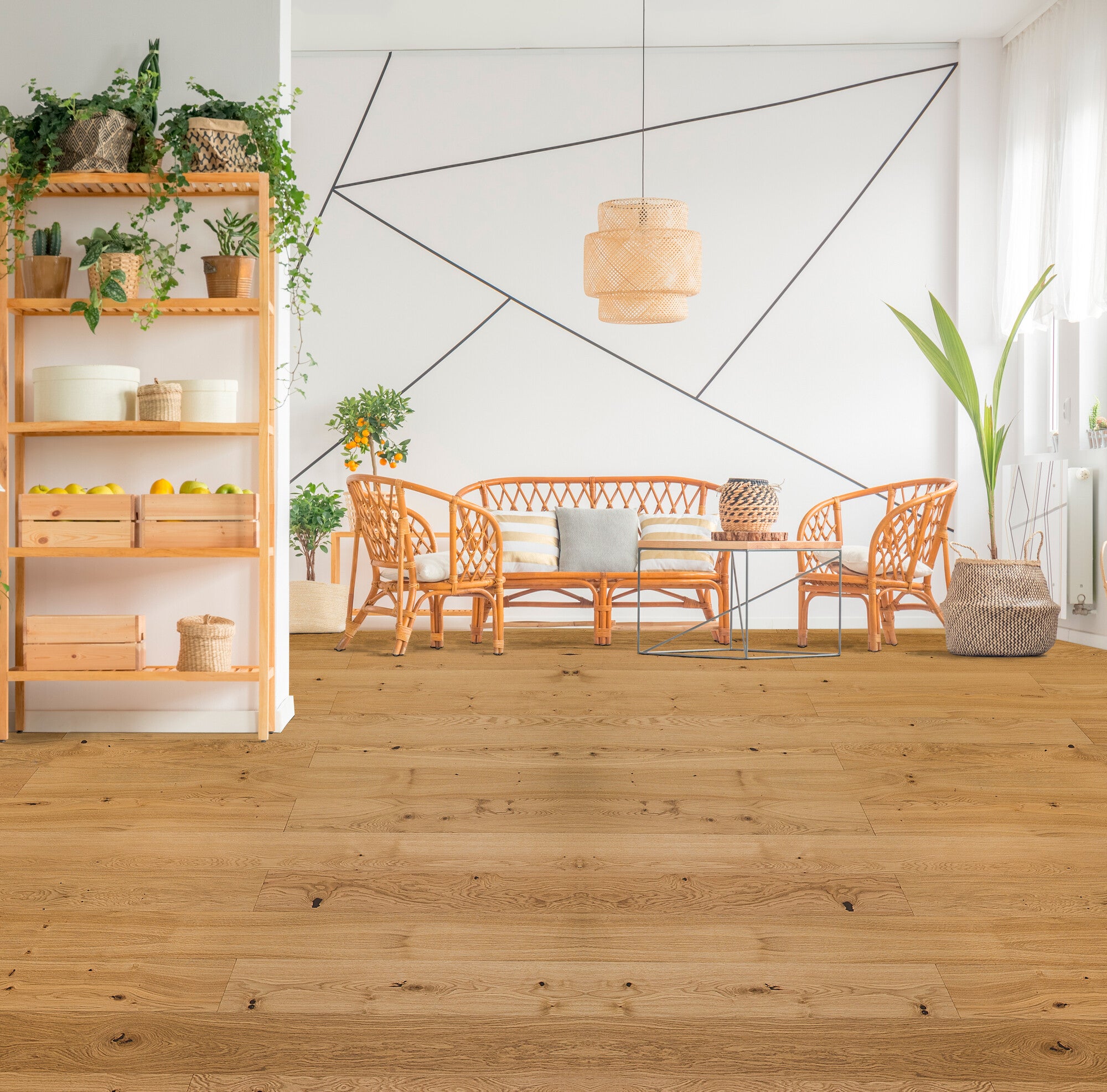 Deska podłogowa Dąb Natura szczotkowana olej. op.3,08m2 1