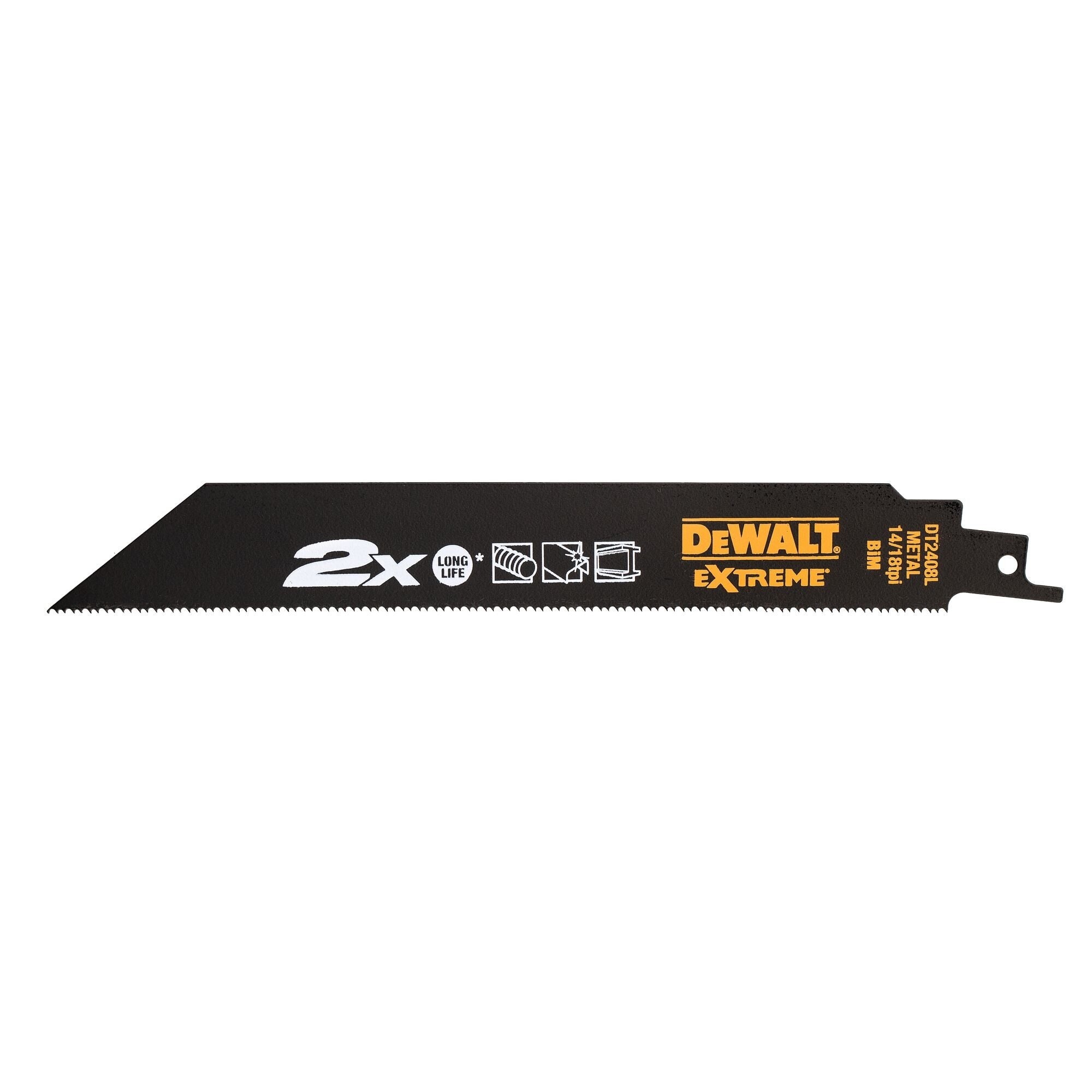 Brzeszczoty do piły szablastej, do metalu - 203 mm, 5 szt. DT2408L-QZ DeWALT 1