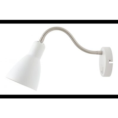 Oprawa ścienna Etore 1x E27, biały, średnica 11cm, materiał metal