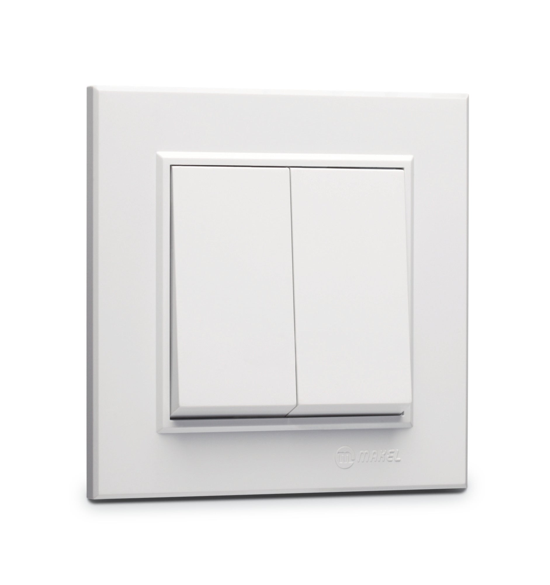 Karea biały łącznik schodowy podwójny z ramką