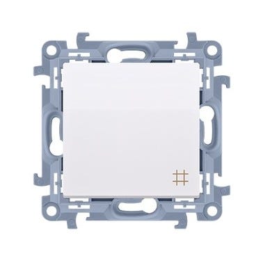 Simon 10 biały łącznik krzyżowy