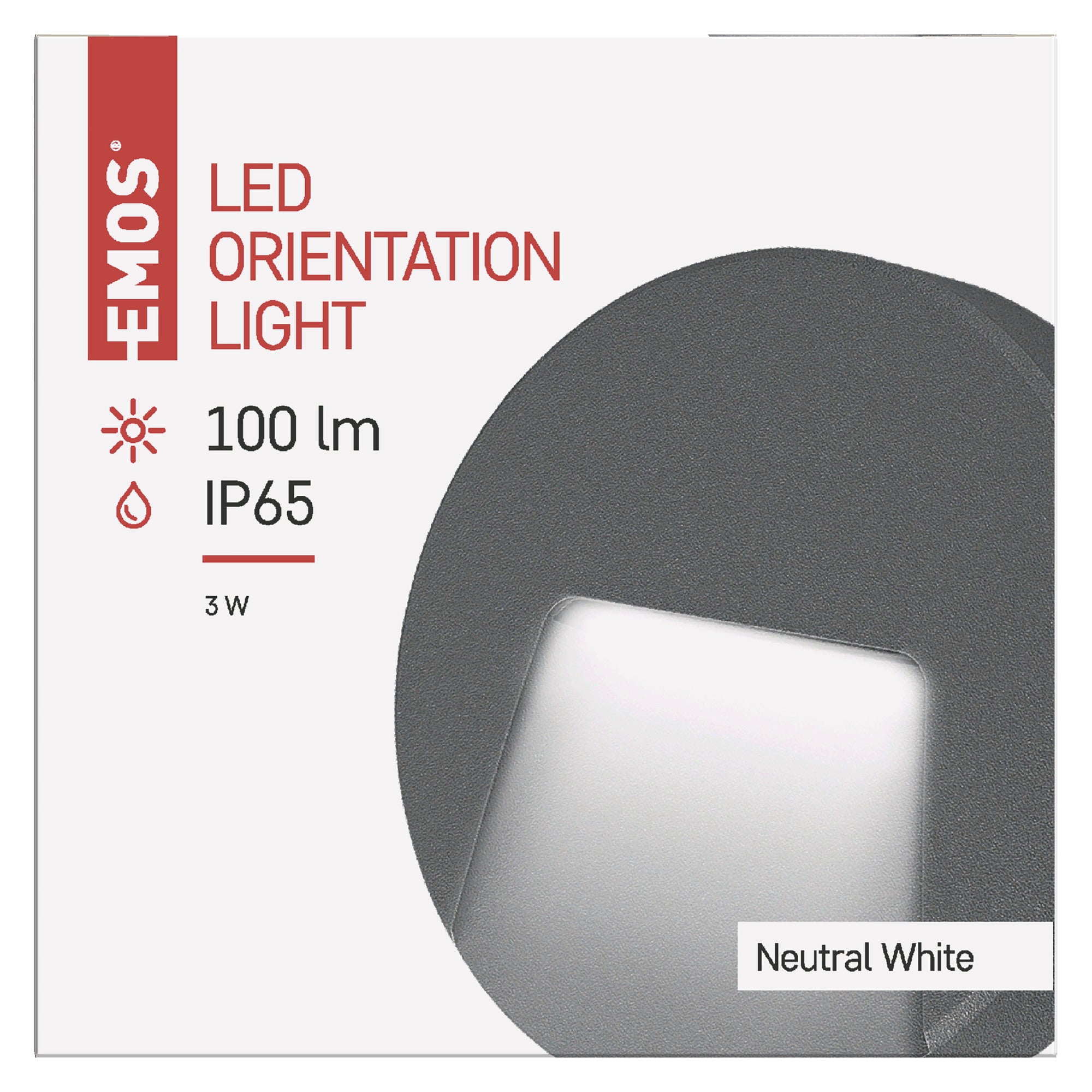 Oprawa LED ZC0113 3W 100lm IP65 okrągła 3