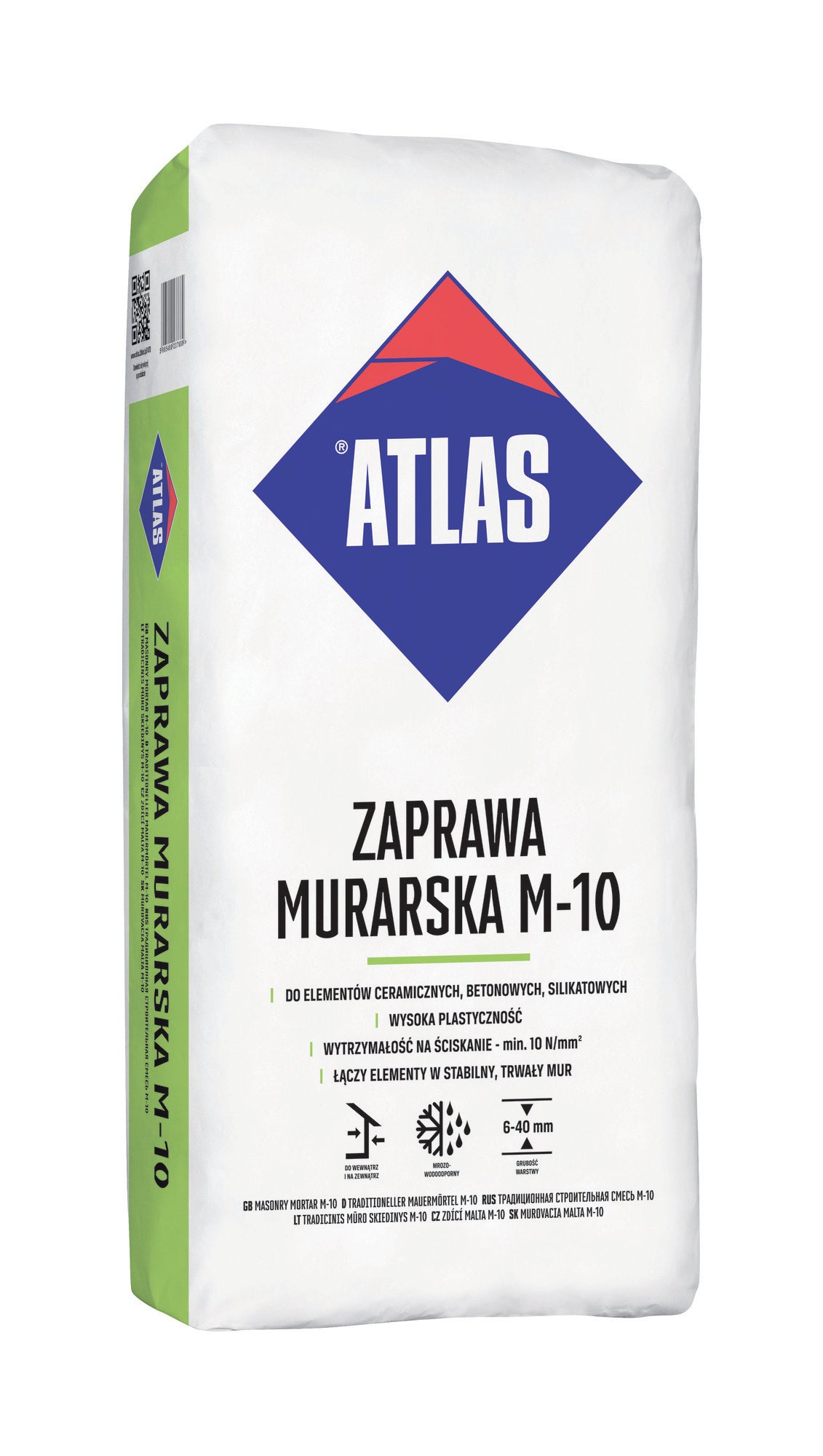 Zaprawa murarska Atlas M10 25 kg