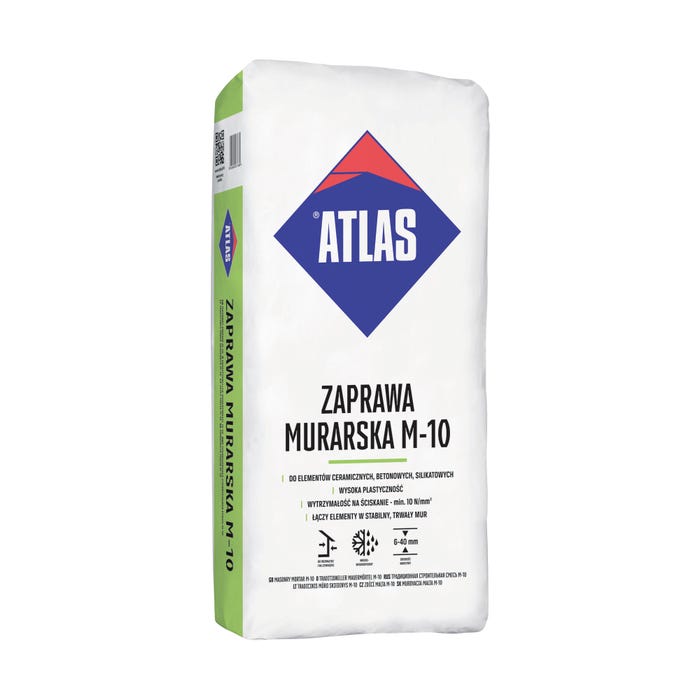 Zaprawa murarska Atlas M10 25 kg