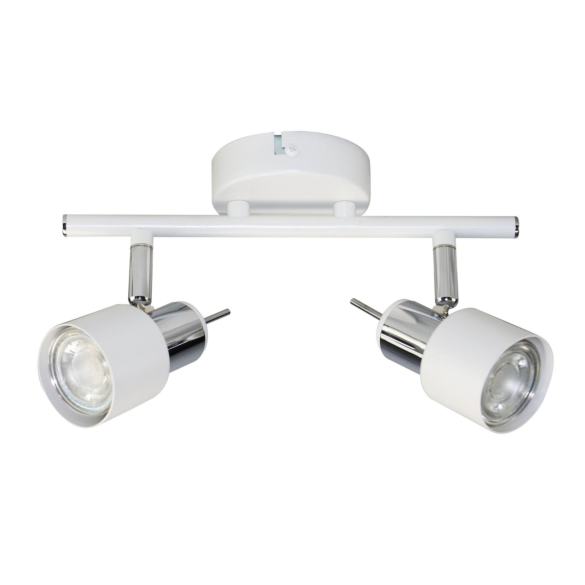 Lampa ścienno-sufitowa STERNA 2xGU10 kolor biały, listwa, obrotowa