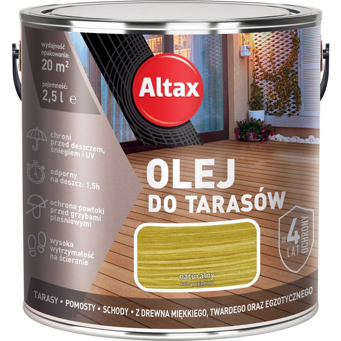 Olej do tarasu Altax naturalny 2,5l