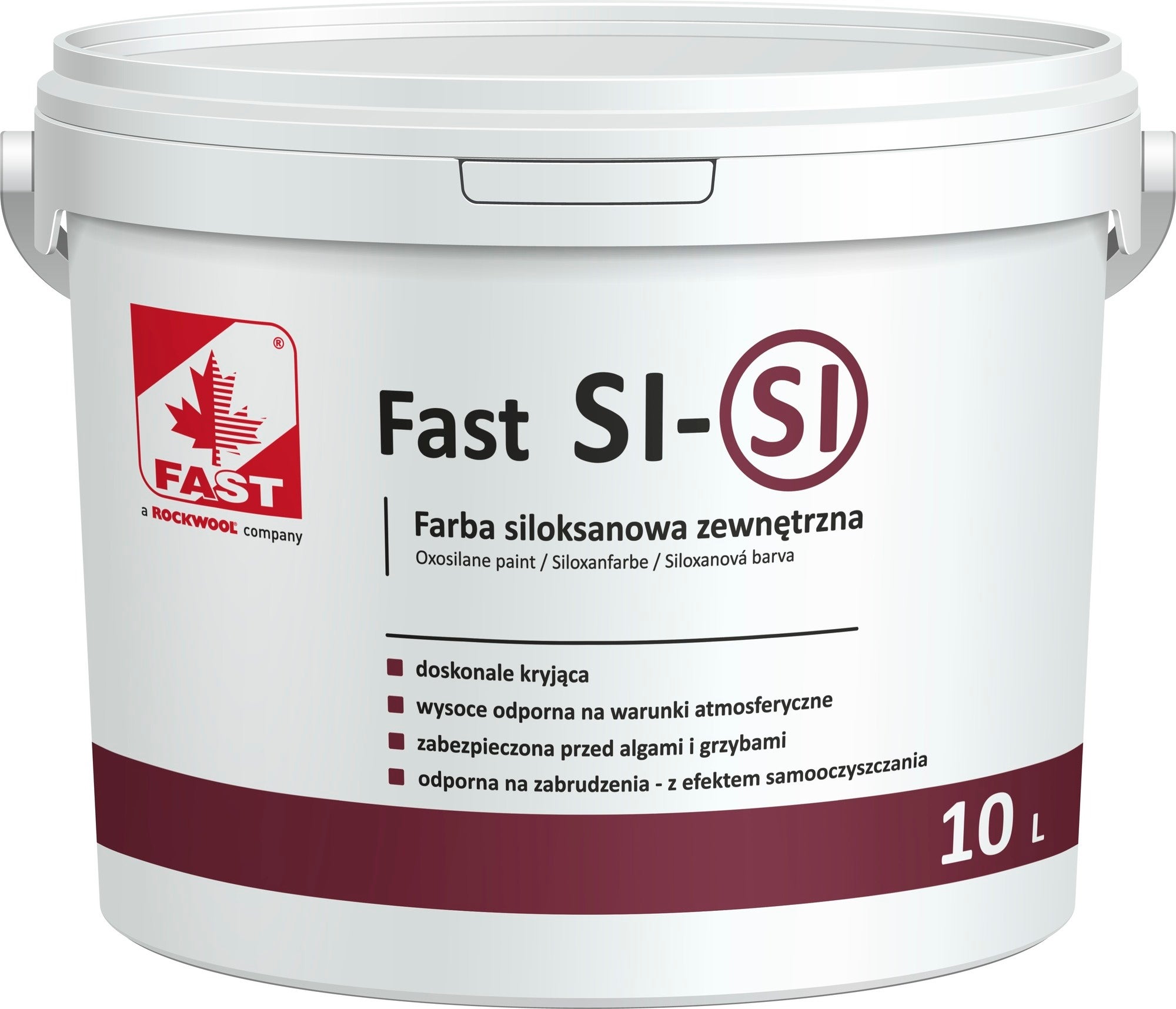 Farba do elewacji Fast SI-SI baza TR 10l