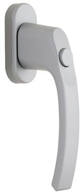 Klamka okienna Pluton z przyciskiem biały 0