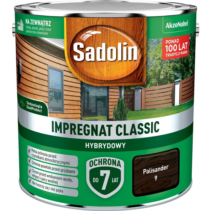 Impregnat hybrydowy Sadolin Classic palisander 2,5l