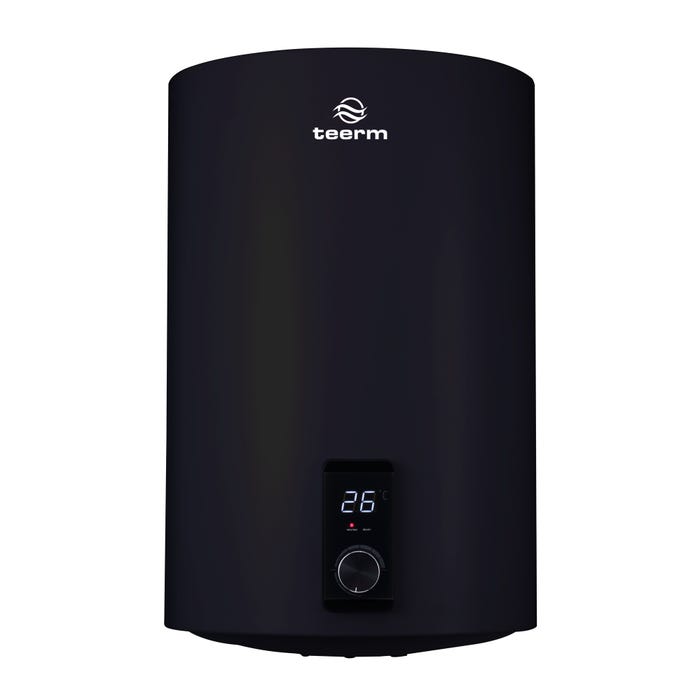 Elektryczny ogrzewacz wody Teerm J(D) 80 l, czarny