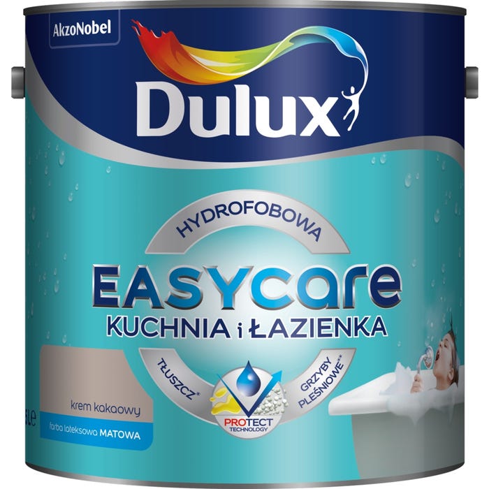 Farba Dulux EasyCare Kuchnia & Łazienka krem kakaowy 2,5l