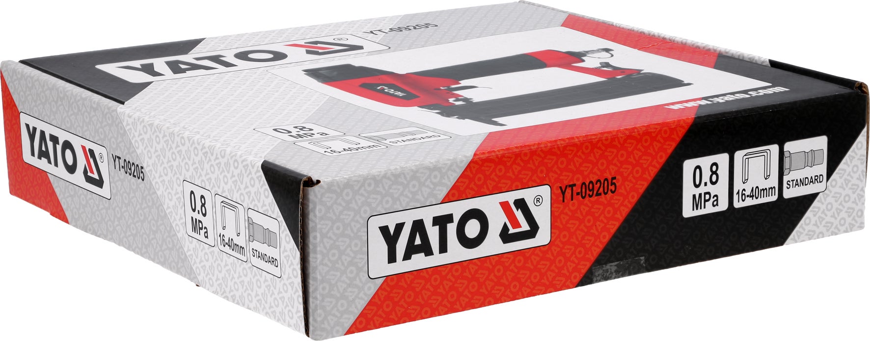 Zszywacz pneumatyczny na sztyfty 10-50 mm i zszywki 16-40 mm YATO YT-09205 1