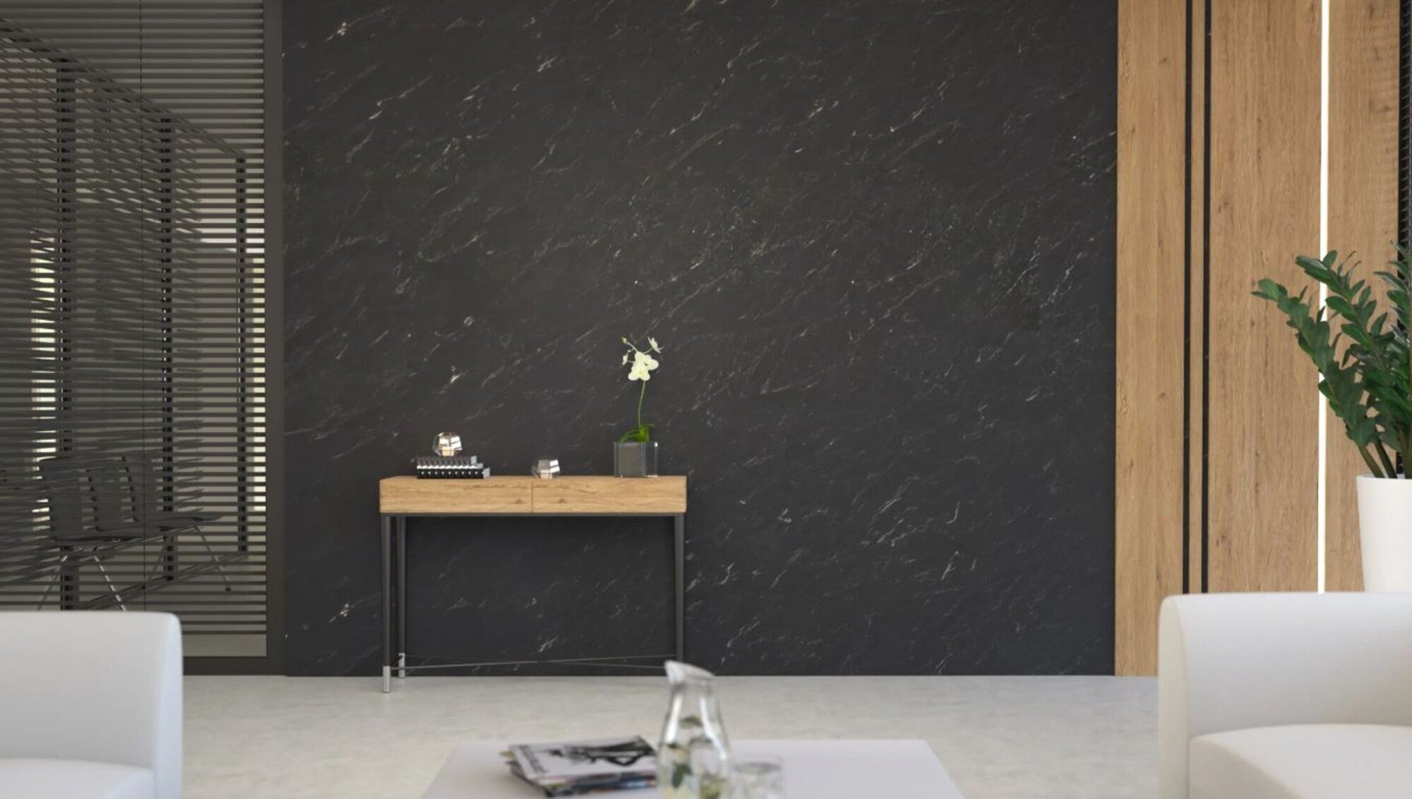 Dekoracyjne penele ścienne SPC z rdzeniem mineralnym 1