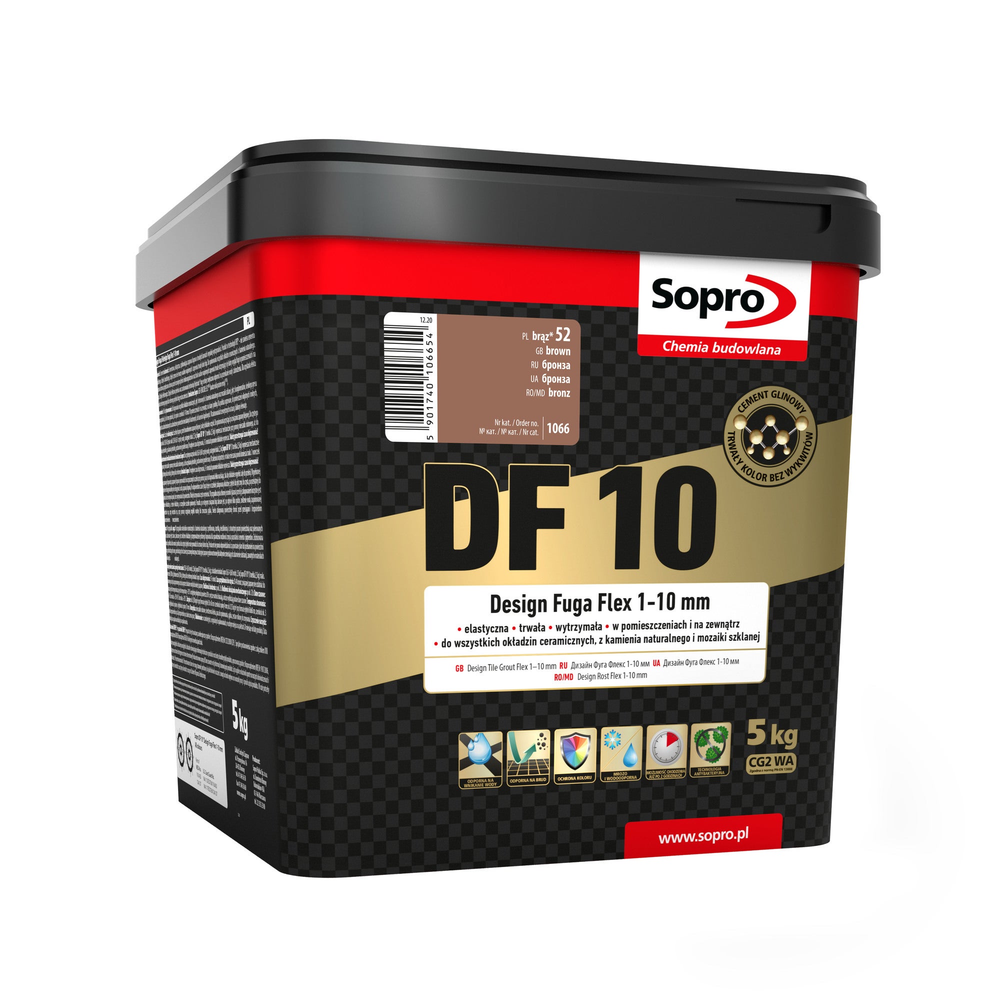 Fuga DF10 Design Flex 52 brąz 5 kg 0