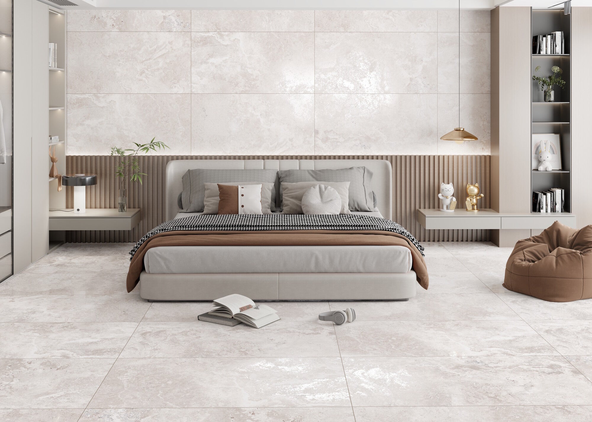 Gres szkliwiony Tivoli Pearl carving 60X120 cm 2,16 m2 5