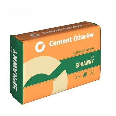 Cement portlandzki wieloskładnikowy Ożarów Sprawny CEM II/B-M 32,5R (V-LL) 25 kg 0