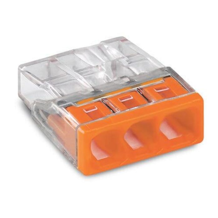 Szybkozłączka mini Wago 3x2,5mm 25szt