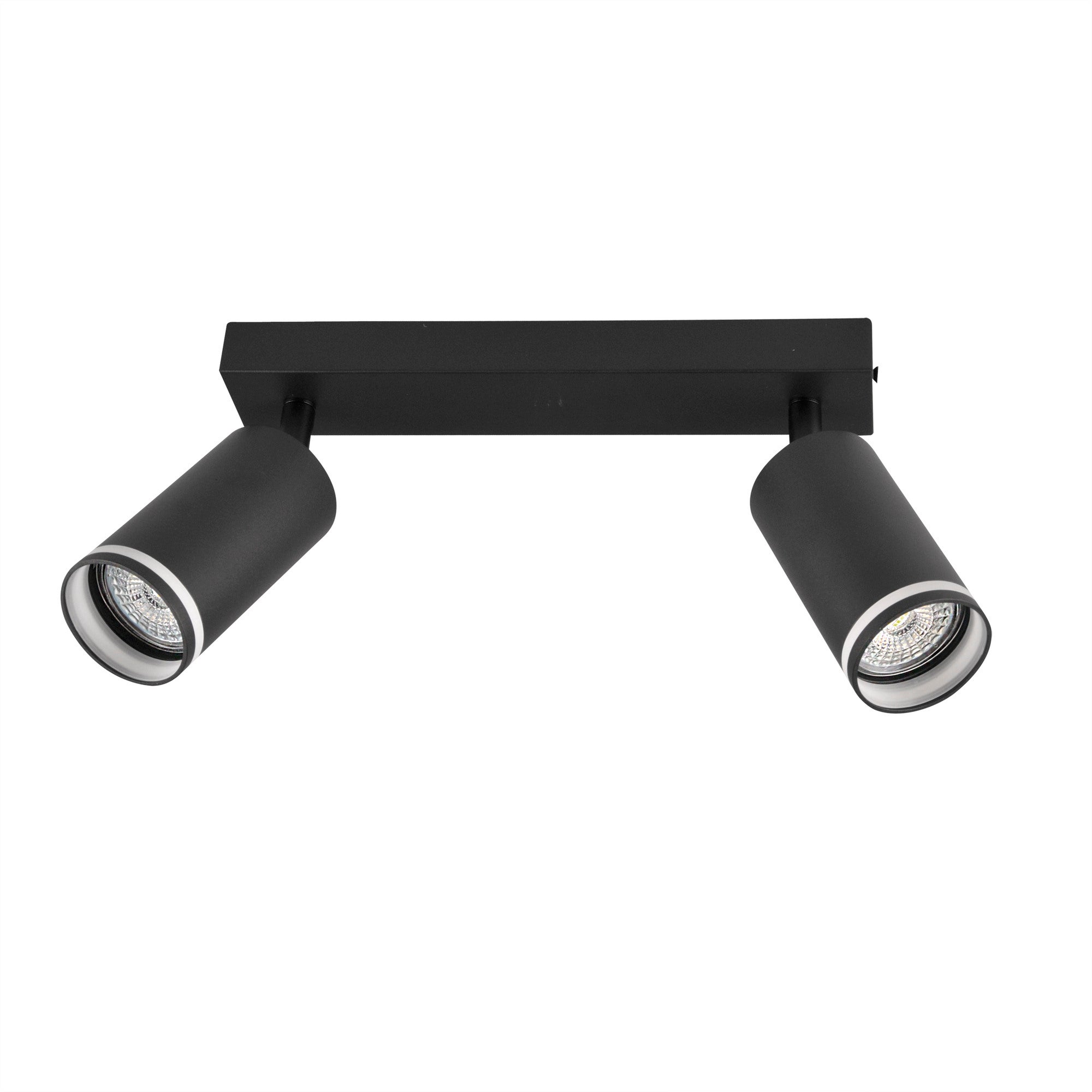 Listwa ścienno-sufitowa Paris 2xGU10 czarna 3