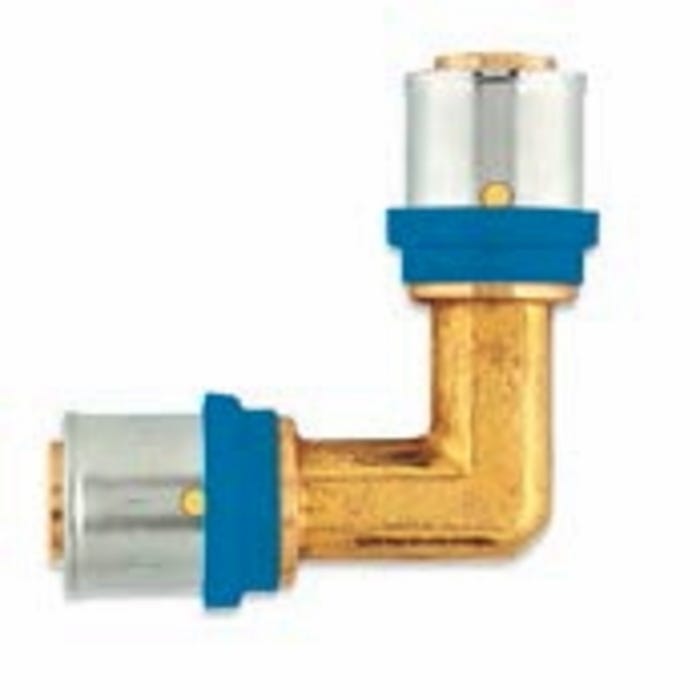 Pex Kolano zaciskowe 90° 32 mm Radopress