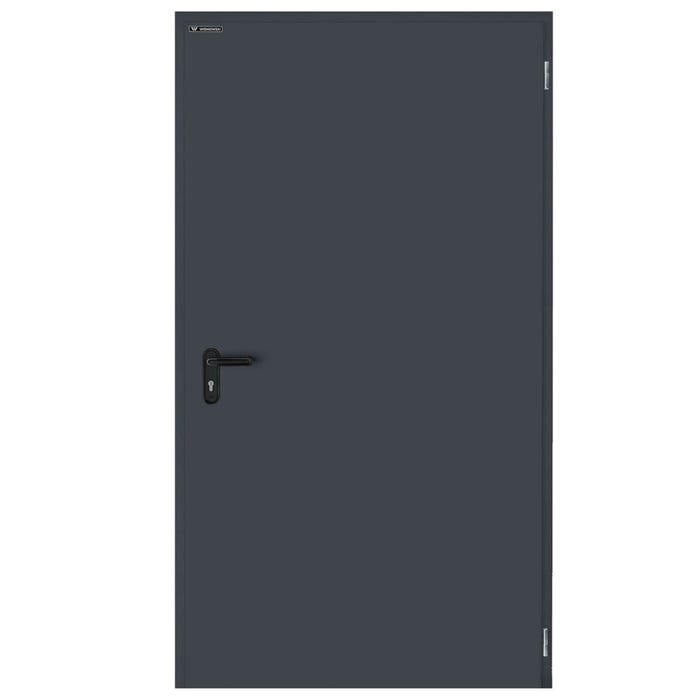 Drzwi zewnętrzne techniczne Technical 40, 90 cm, prawe, RAL 7016